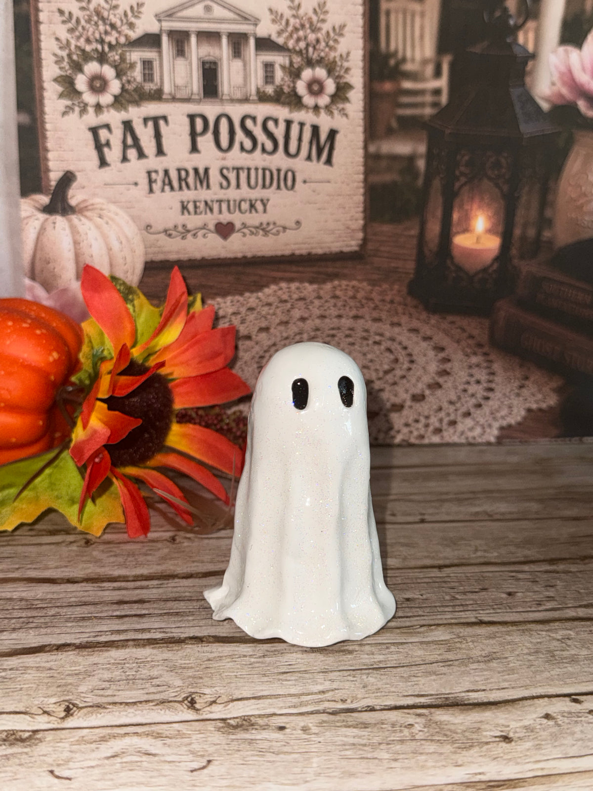 Happy Haunts "Premium" Desk Buddy - Tall Ghost, Andre