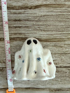 Happy Haunts Desk Buddy - Flower Bedsheet Ghost "Basil"